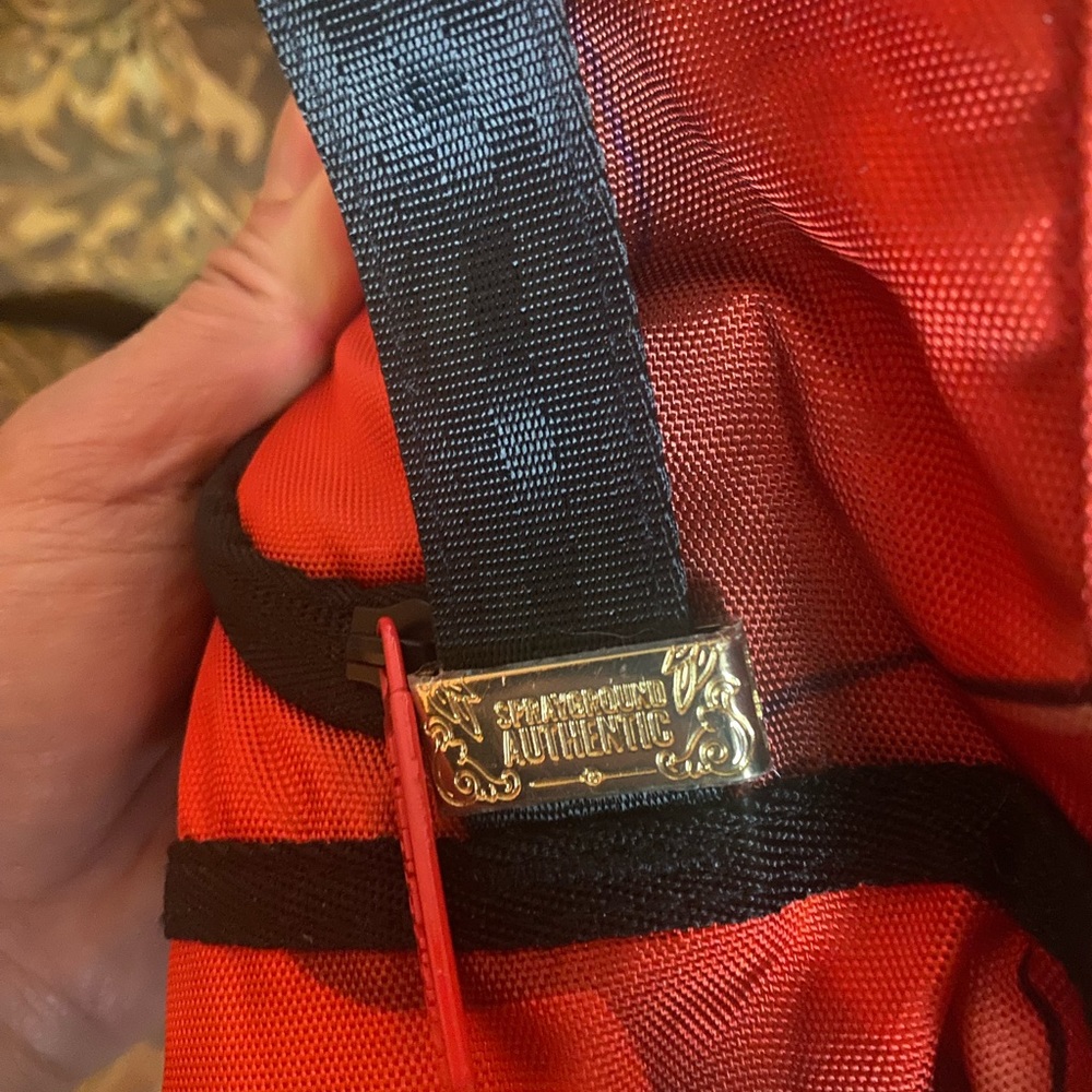 Sprayground Red Ranger Helmet Backpack - Picture 3 of 7